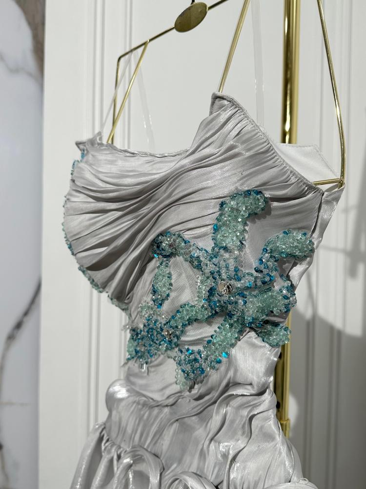 Embroidery crank dress + crotches