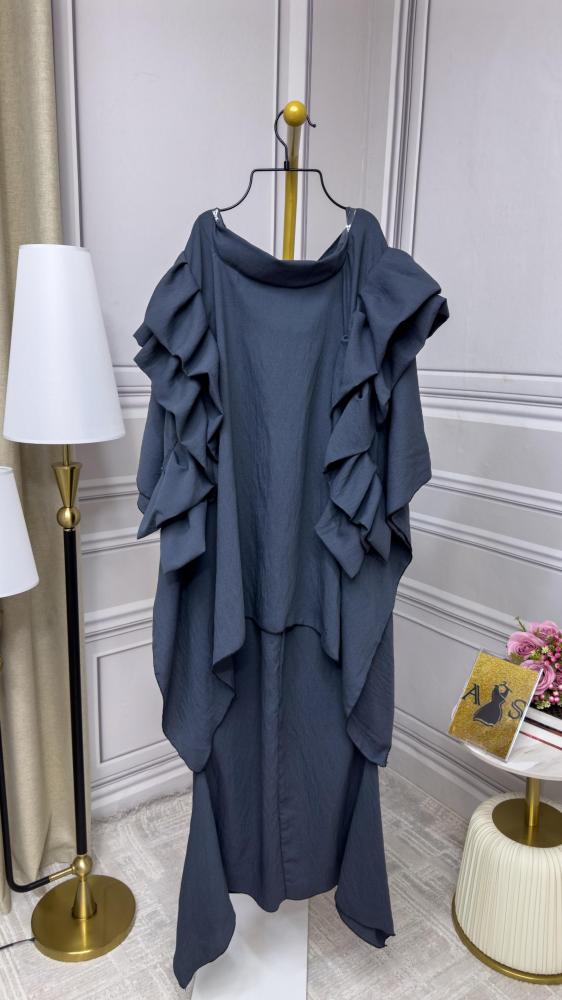 فستان كتان قطعتين