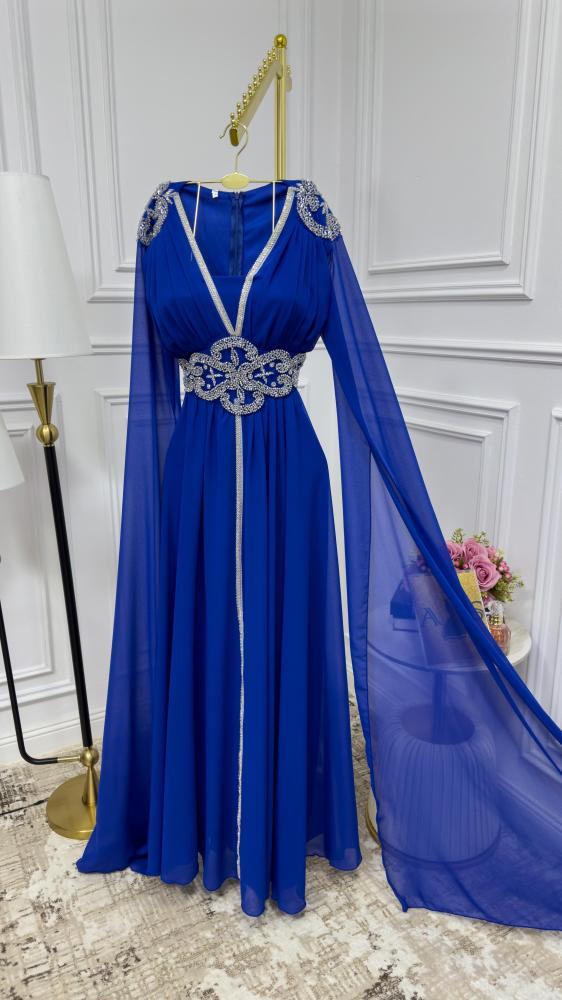 فستان مطرز من الجورجيت