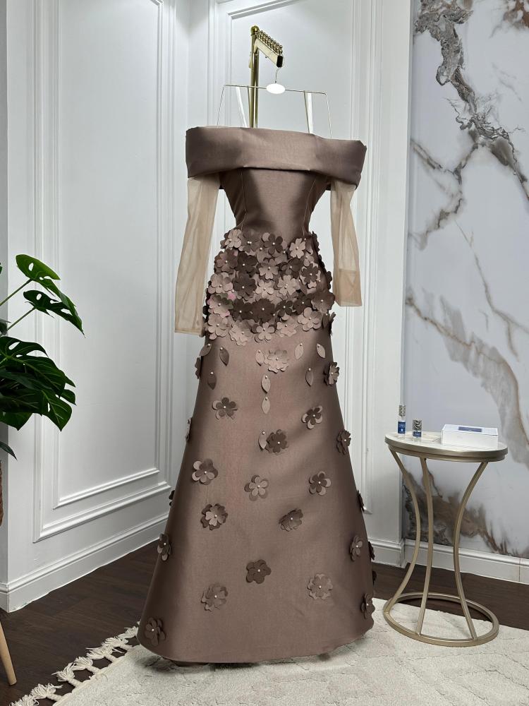 فستان ميكادو روز + ليزر هيل