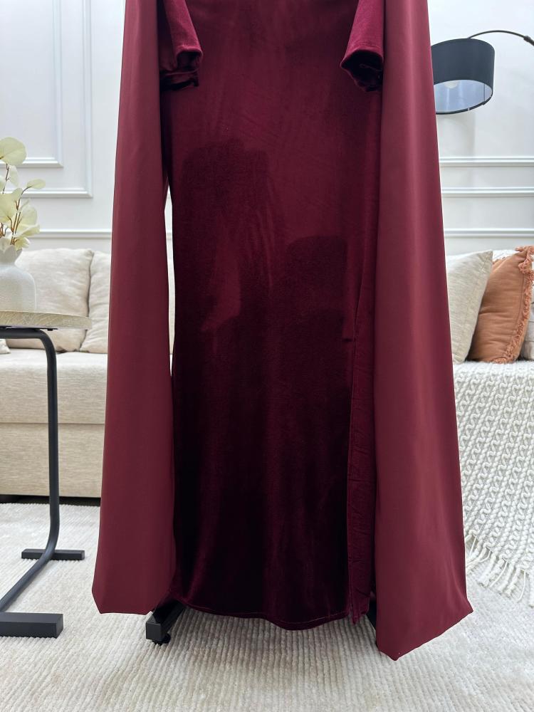 فستان مخملي + تفتا و لول