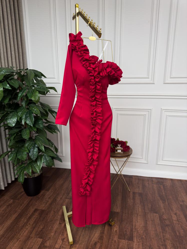 فستان باربي الناعم مع الكشكشة