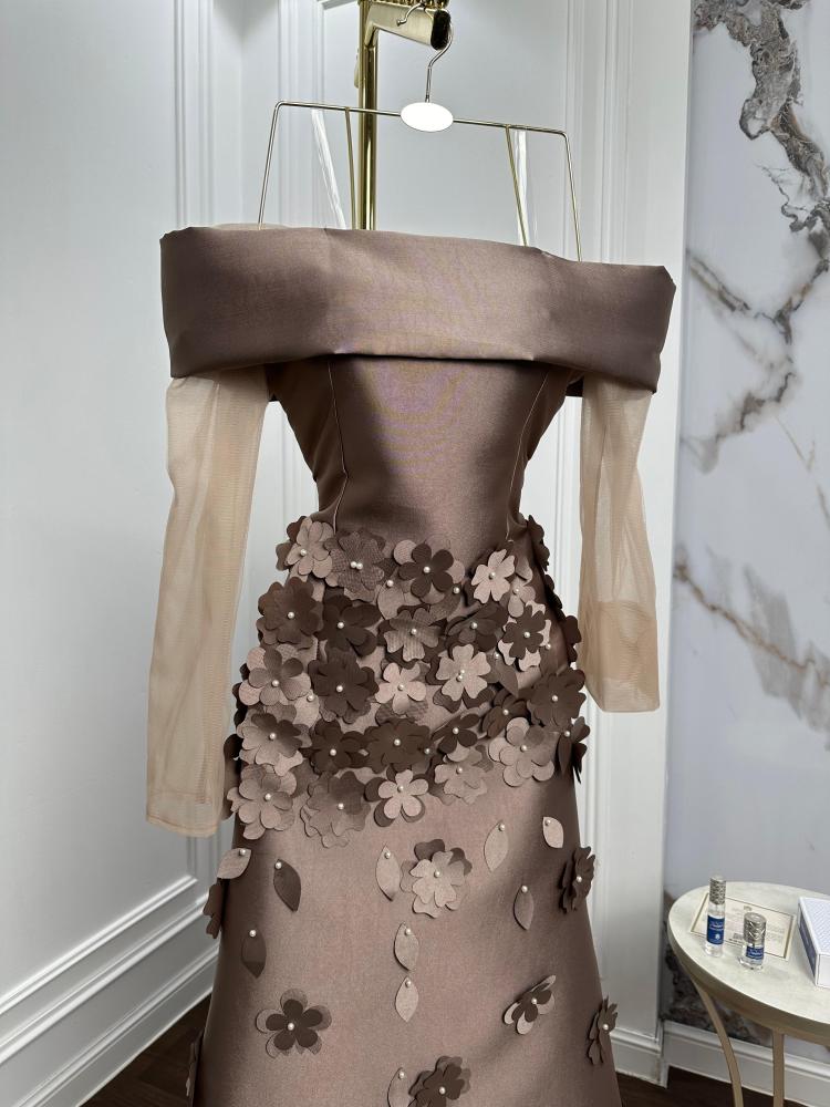 فستان ميكادو روز + ليزر هيل