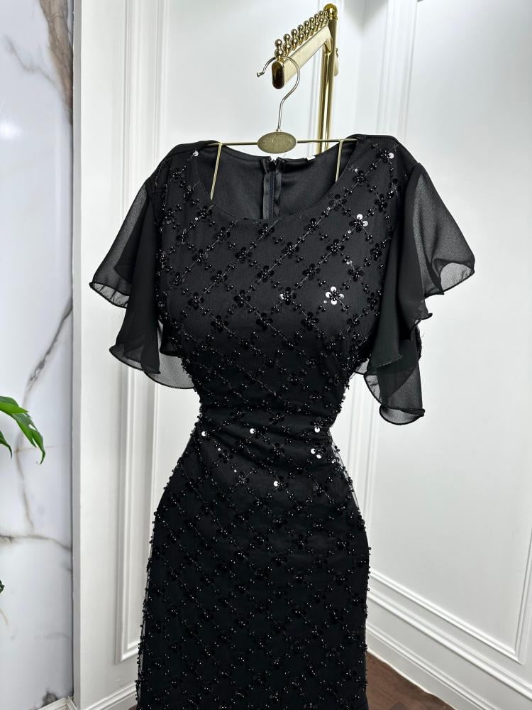 فستان جورجيت + شيفون