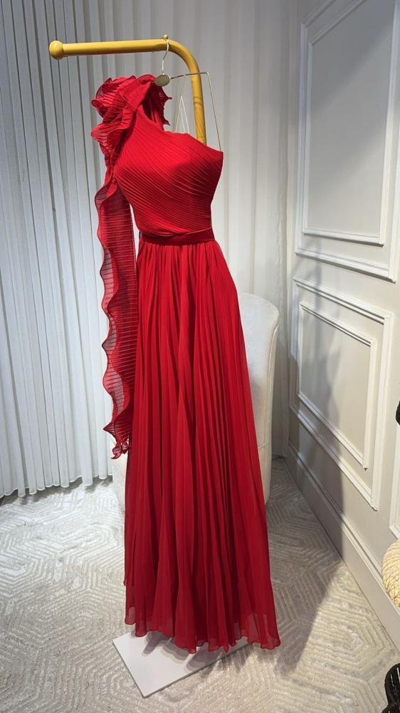 فستان شيفون مزدوج