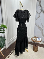 فستان جورجيت + شيفون