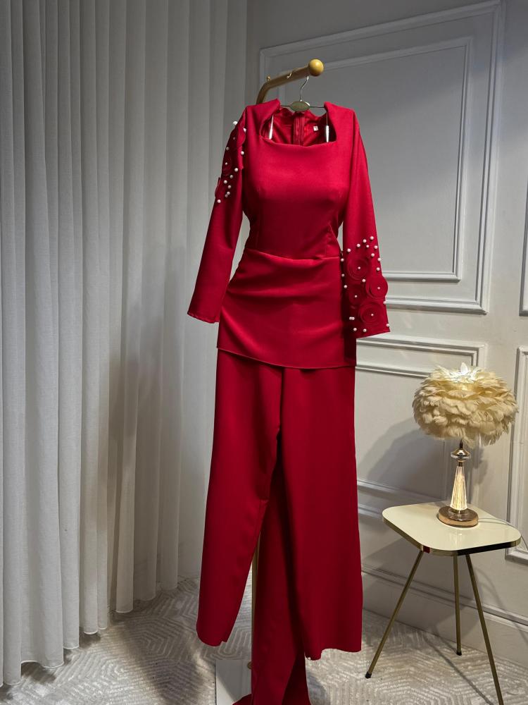 جمبسوت باربي مطرز بالزهور بالليزر