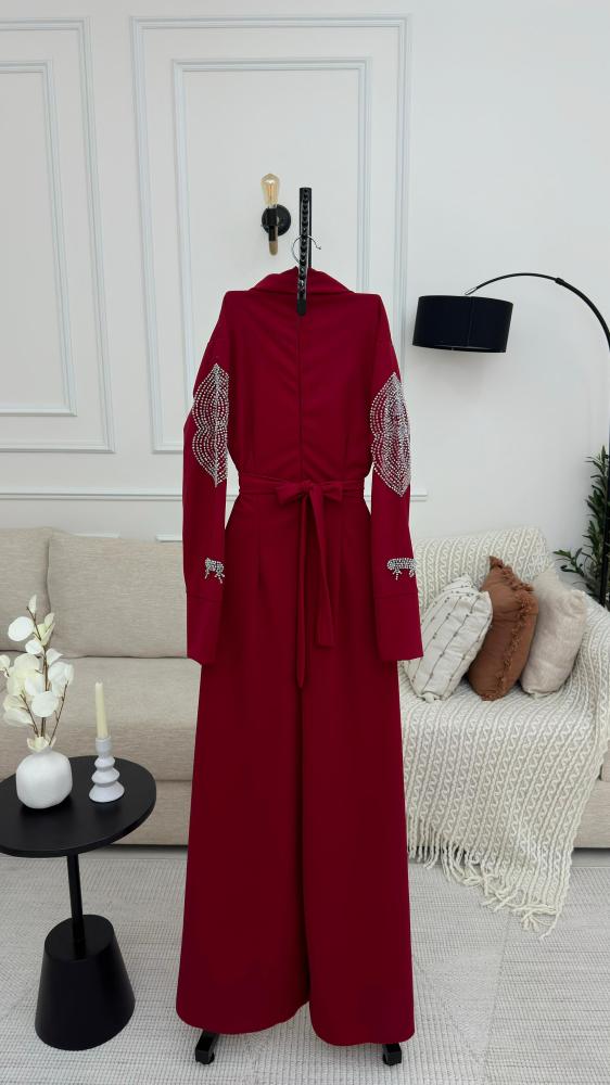 فستان باربي مطرز يدويا