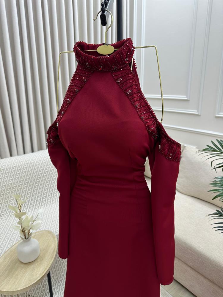 فستان باربي + تطريز يدوي