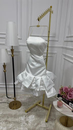 فستان قصير ناعم