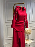 جمبسوت باربي مطرز بالزهور بالليزر