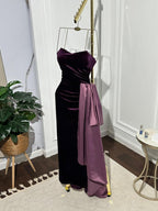 فستان مخملي + تفتا