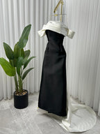 فستان ميكادو مع فيونكة في الخلف