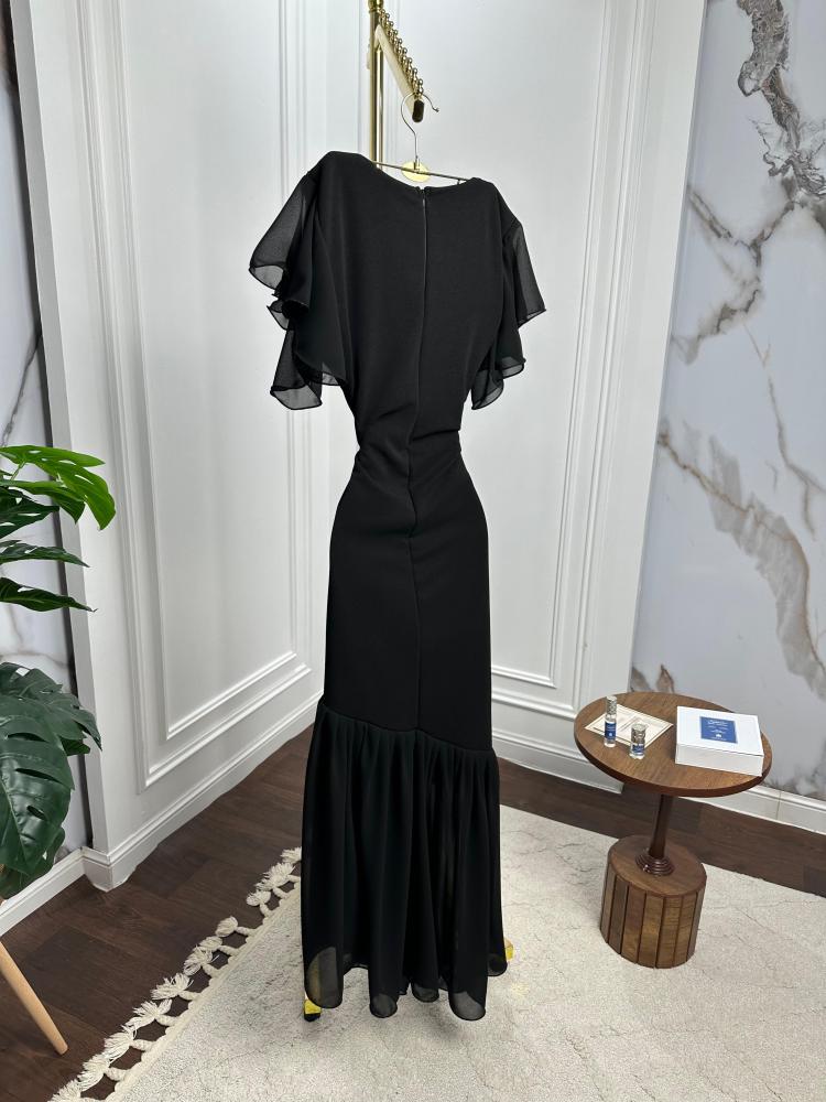 فستان جورجيت + شيفون