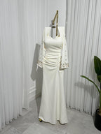 فستان باربي المطرز بالقناع