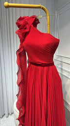 فستان شيفون مزدوج