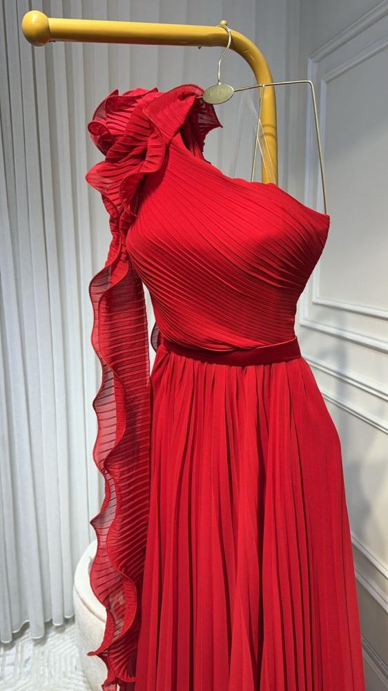 فستان شيفون مزدوج