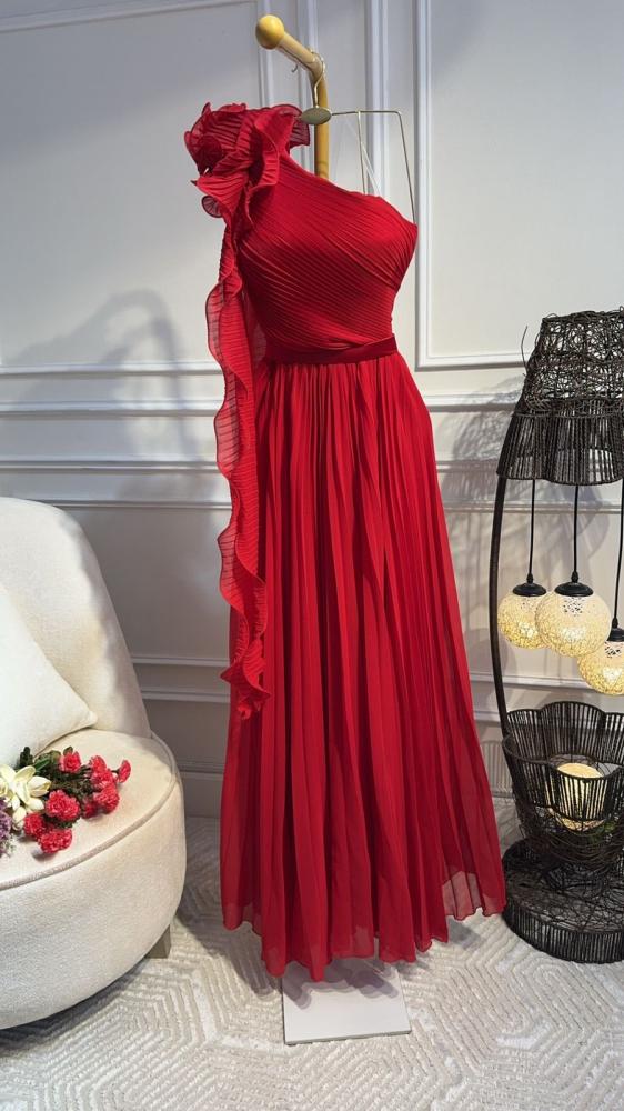 فستان شيفون مزدوج