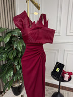 فستان من التفتا والجزر