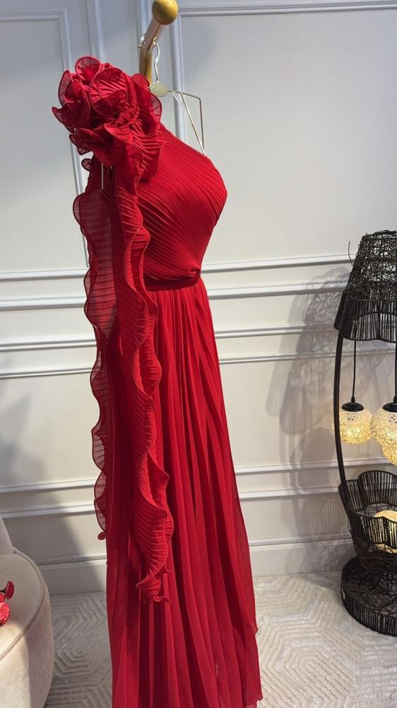 فستان شيفون مزدوج