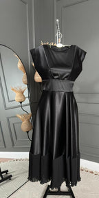 فستان تفتة مع أورجانزا بلسية