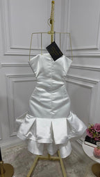 فستان قصير ناعم