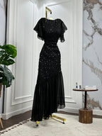 فستان جورجيت + شيفون