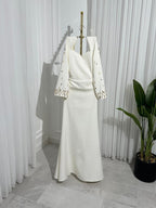 فستان باربي المطرز بالقناع