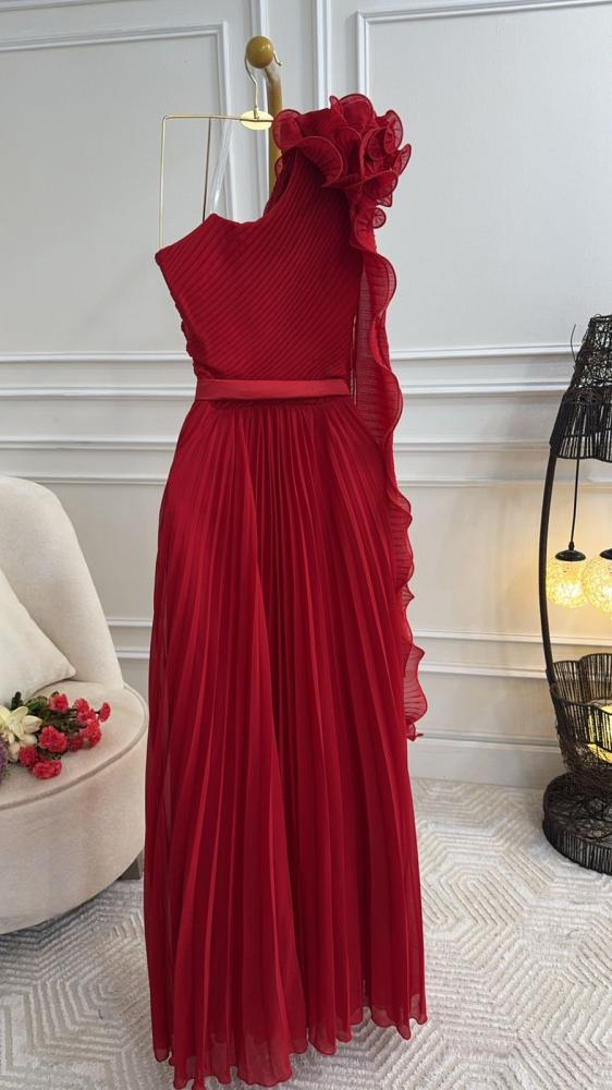 فستان شيفون مزدوج