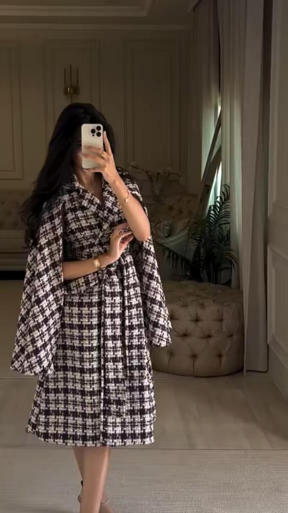 فستان الخيش الشتوي