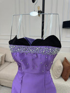 فستان ميكادو مطرز يدويًا على الصدر