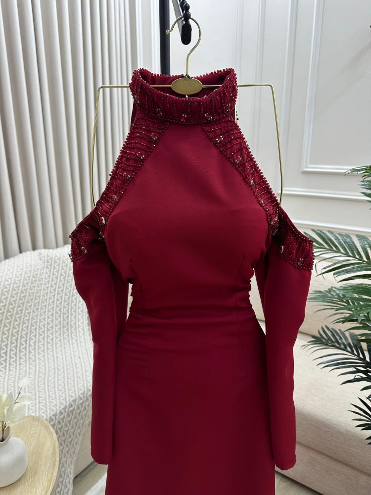 فستان باربي + تطريز يدوي