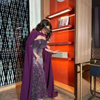 فستان سهرة باربي شيك + أكمام شيفون