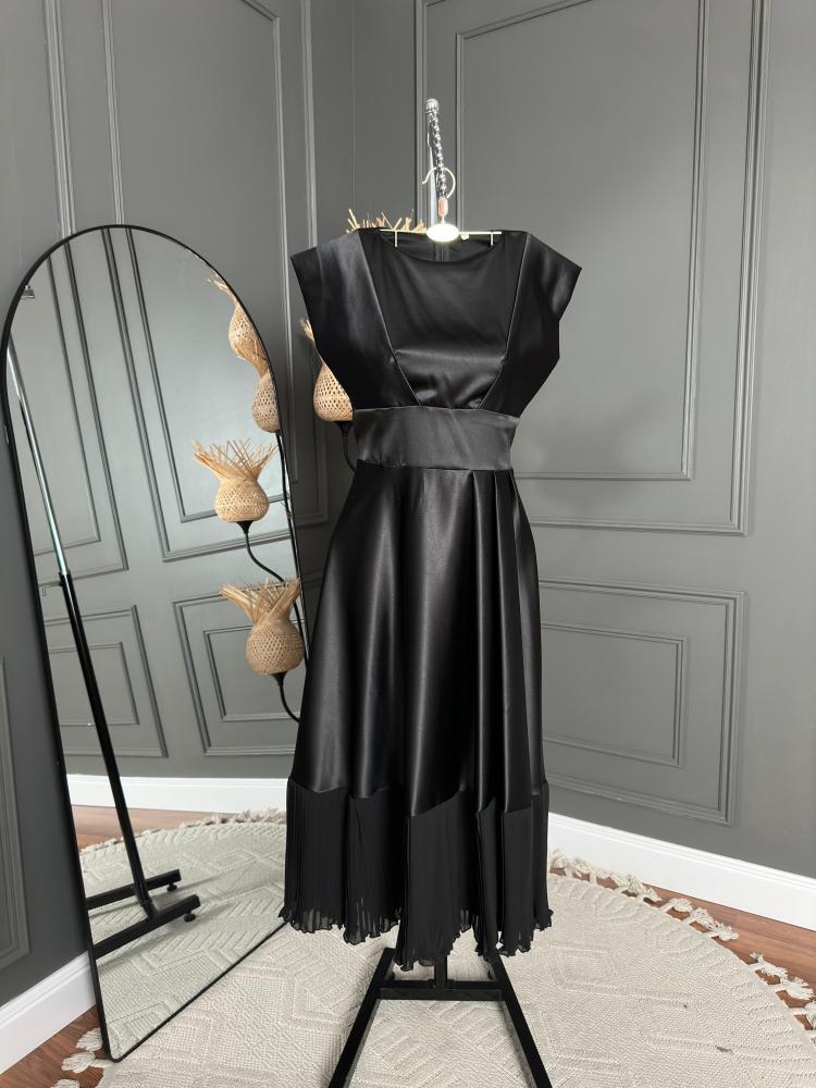 فستان تفتة مع أورجانزا بلسية