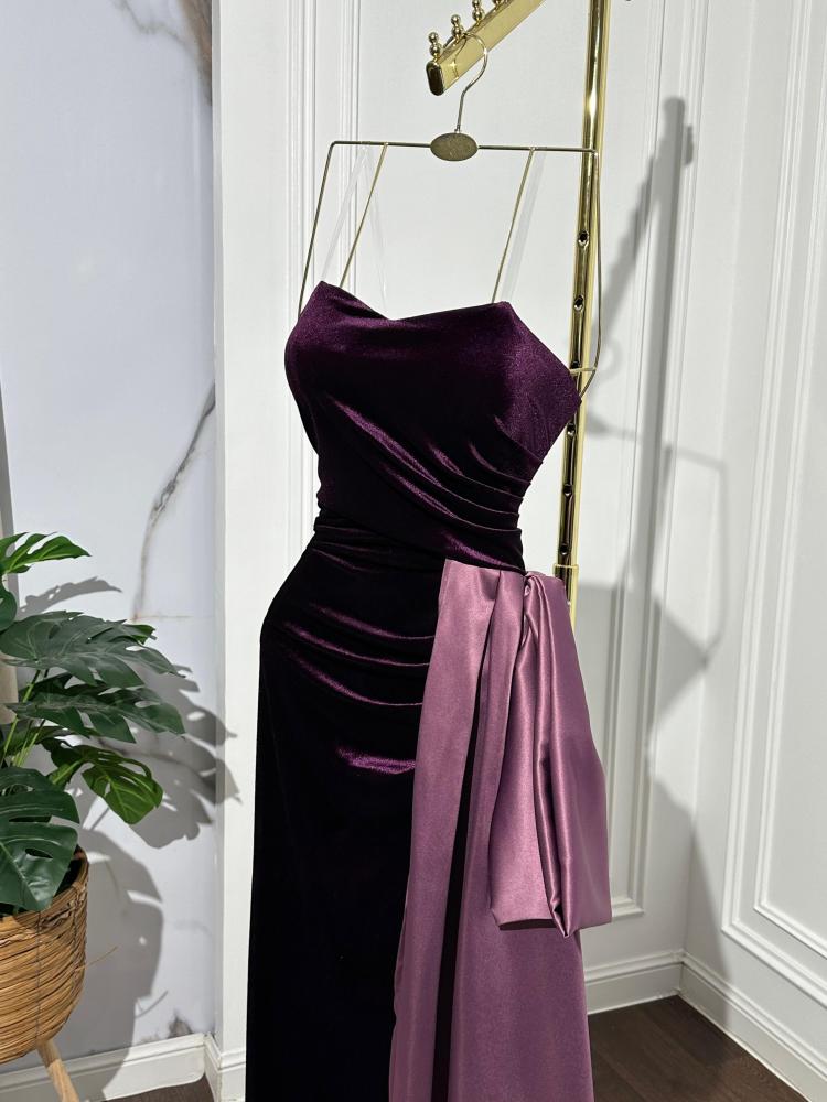 فستان مخملي + تفتا