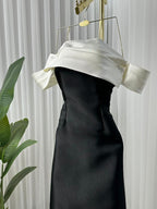 فستان ميكادو مع فيونكة في الخلف