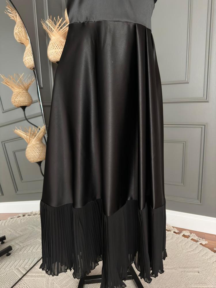 فستان تفتة مع أورجانزا بلسية