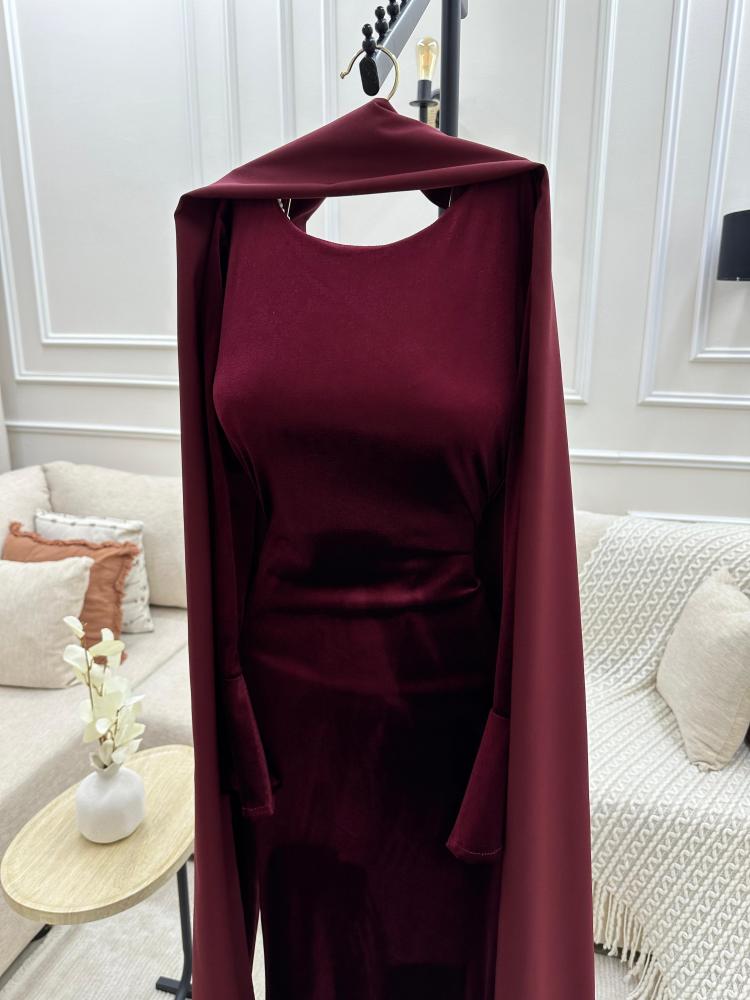 فستان مخملي + تفتا و لول