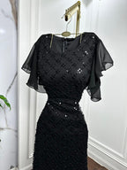 فستان جورجيت + شيفون