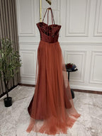 فستان ميكادو وشيفون