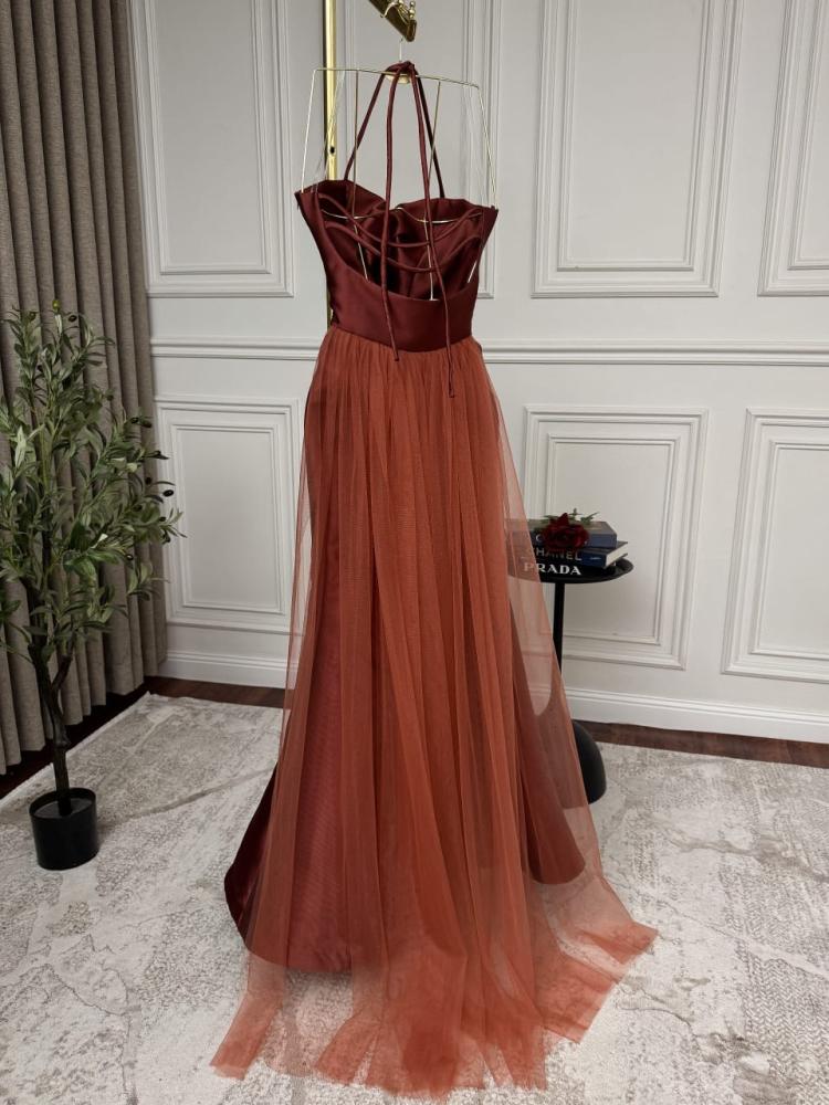 فستان ميكادو وشيفون