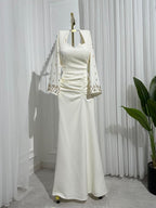 فستان باربي المطرز بالقناع