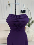 فستان من الشيفون الجورجيت الناعم