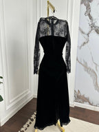 فستان جوخ ودانتيل