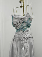 فستان مطرز + سراويل داخلية