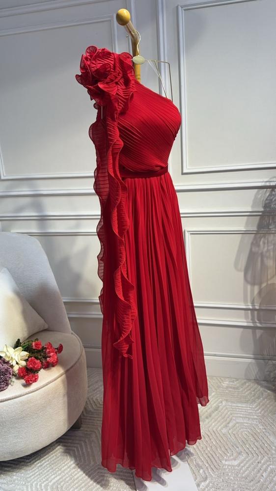 فستان شيفون مزدوج